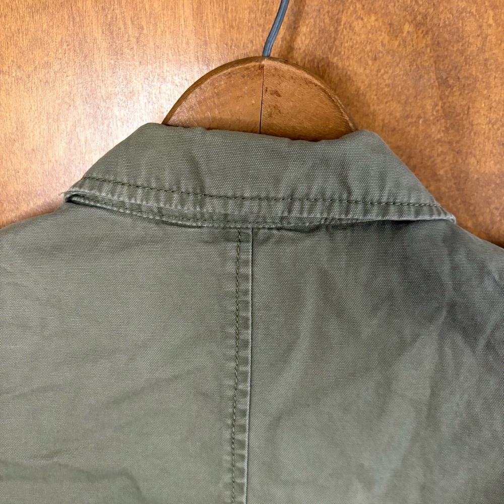 American Eagle Men's Vintage Olive Green Field Jacket Army Military Y2K Chore - Picture 11 of 14